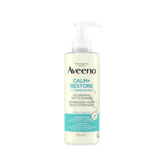 Aveeno CALM+RESTORE Nourishing Oats Face Cleanser (200 ml)