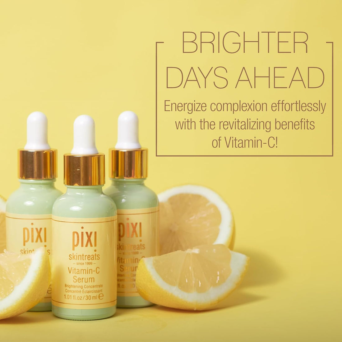 Pixi Beauty Vitamin-C Serum | Brightening Serum For Radiant Skin | Daily Vitamin-C Serum | Maintain A Youthful Complexion | 1.01 Fl Oz