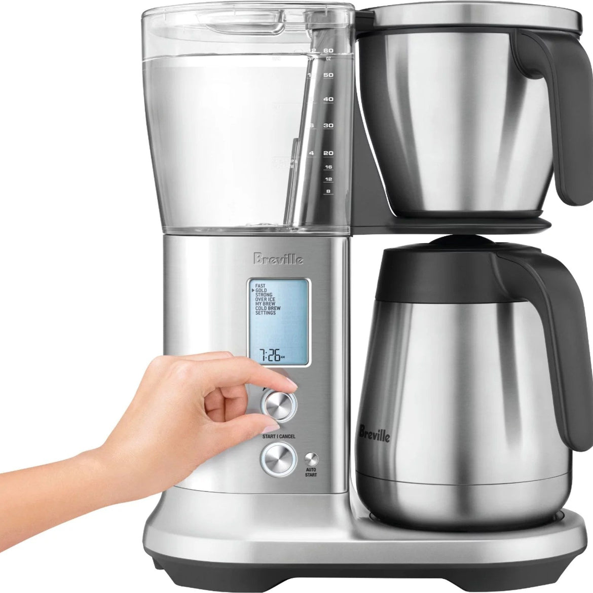 Breville – the Precision Brewer Thermal 12-Cup Coffee Maker – Brushed Stainless Steel