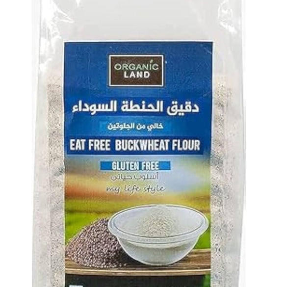 Organic Land Organic Buckwheat Gluten Free Flour, 500 g