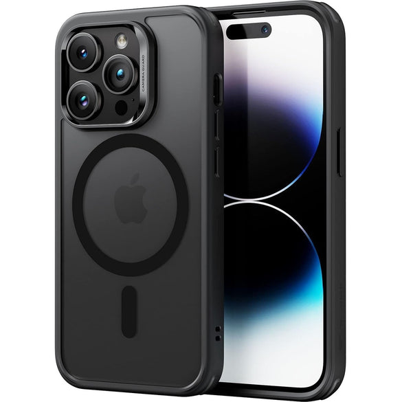ESR for iPhone 14 Pro Max Case, MagSafe Phone Case Supports Magnetic Wireless Charging, Shockproof Military-Grade Protection, Scratch-Resistant Back, Classic Hybrid Cover for iPhone 14 Pro Max, Black