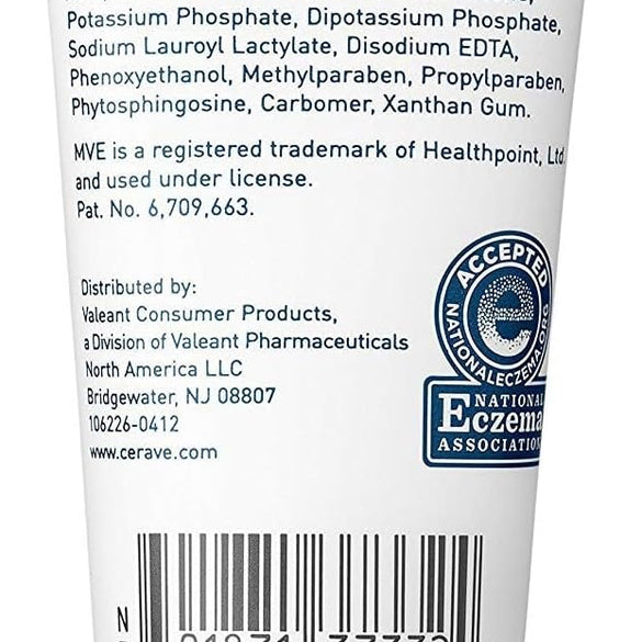 CeraVe Moisturizing Cream, Body and Face Moisturizer for Dry Skin, Body Cream with Hyaluronic Acid and Ceramides, 19 Ounce