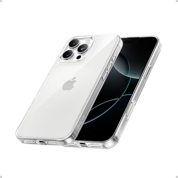 Anker Clear Phone Case Cover for iPhone 15 Pro Max, Anti-Yellowing, Ultra-Slim and Durable Protective Cover, Compatible with Wireless Charging, iPhone 15 Pro Max Shockproof Clear Case