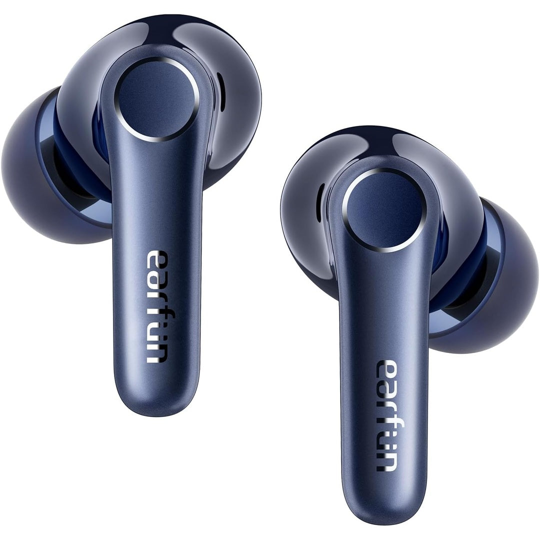 EarFun Air Pro 4 Hybrid Adaptive Noise Canceling Wireless Earbuds Bluetooth, 2024 VGP Goal Award, Qualcomm Snapdragon Sound, aptX™ Lossless, 6 Mics AI CVC Call, LDAC Hi-Res Audio, 52H, Royal Blue
