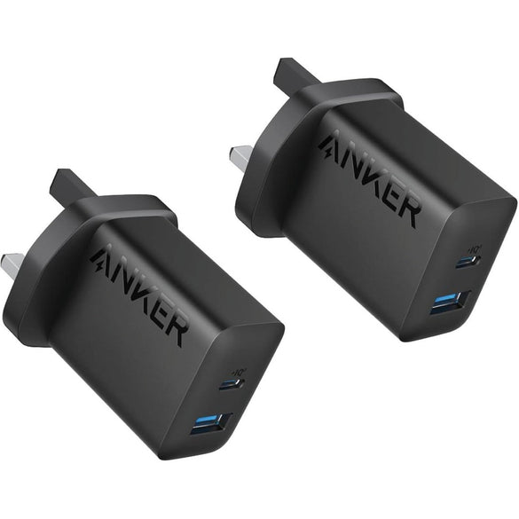 Anker iPhone 16 Pro Max Charger, USB C Plug iPhone Charger, 20W Dual Port USB Fast Wall Charger, USB C for iPhone 16/15/14/13 Series, iPad Pro, AirPods, Samsung, Huawei, Xiaomi, Vivo and More