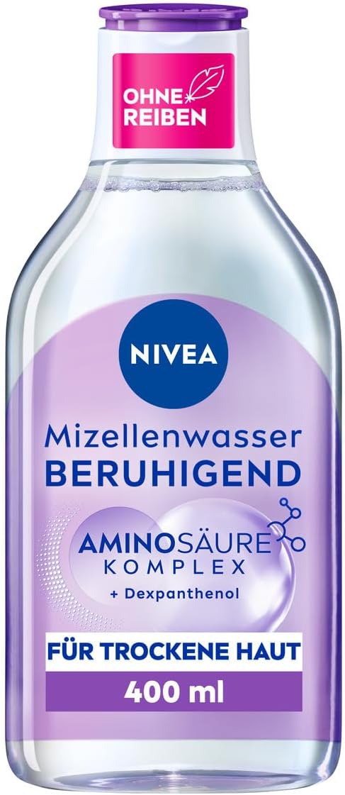 NIVEA Soothing Micellar Water, Micellar Cleansing Water for Sensitive Skin (400 ml)