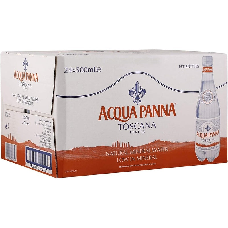Acqua Panna Plastic Bottle Mineral Water - 24 Count/500 ml