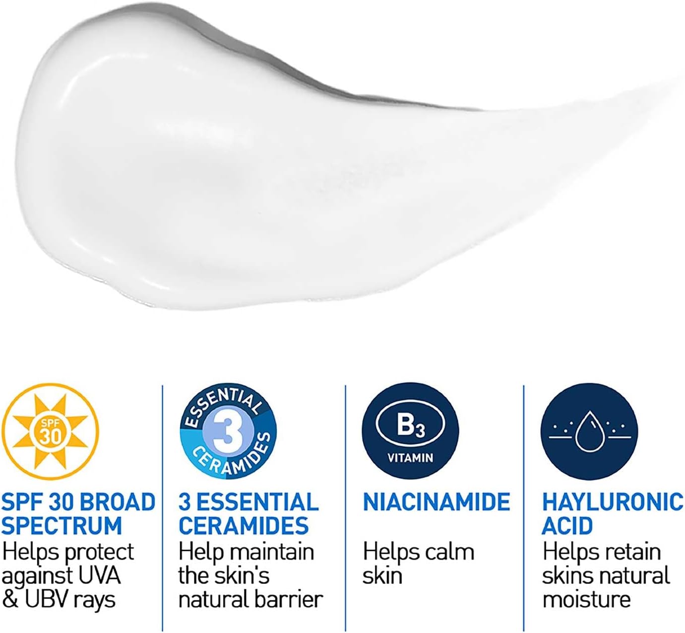 Cerave AM Facial Moisturizing Lotion SPF30 With Hyaluronic Acid 52ml