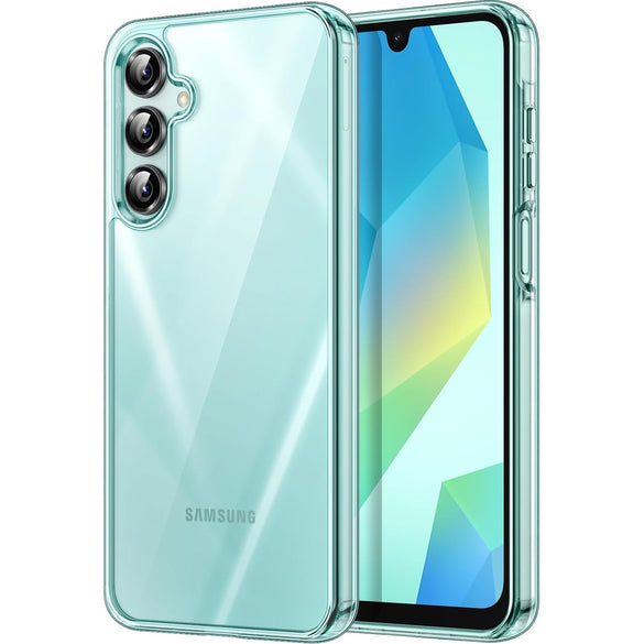 JETech Case for Samsung Galaxy A16 5G / 4G 6.7-Inch, Non-Yellowing Shockproof Bumper Protective Phone Cover, Anti-Scratch Hard PC Back (Clear)