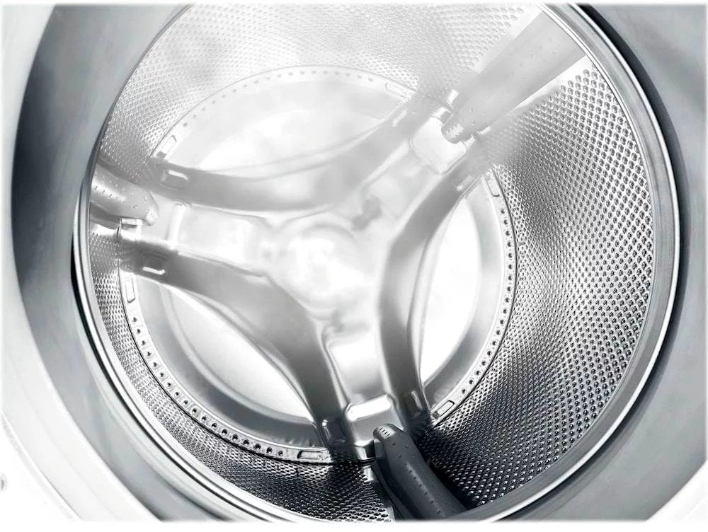 GE – 4.5 Cu. Ft. Stackable Front Load Washer – White