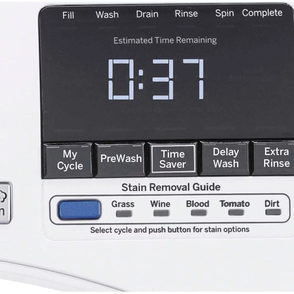 GE – 4.5 Cu. Ft. Stackable Front Load Washer – White