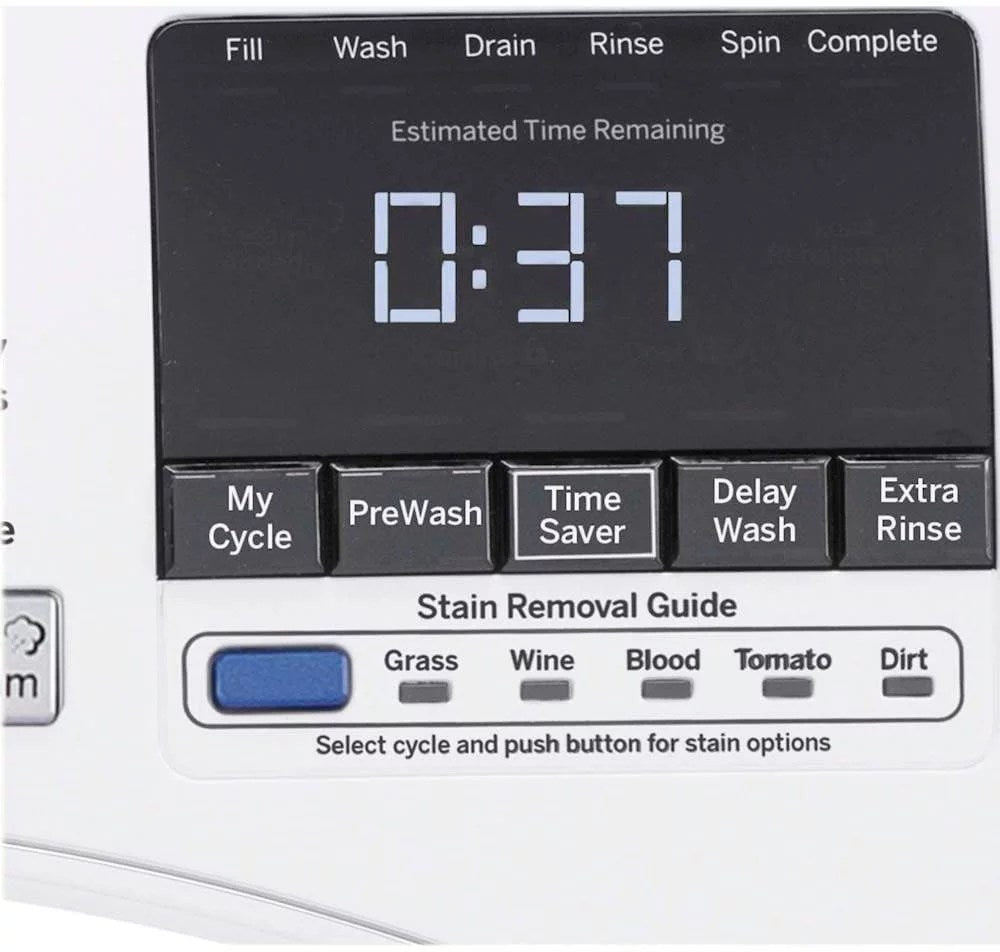 GE – 4.5 Cu. Ft. Stackable Front Load Washer – White