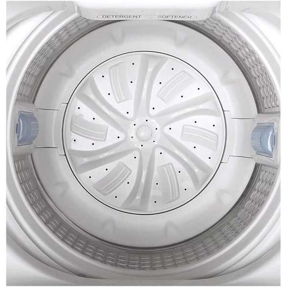 GE – 2.8 Cu. Ft. Top Load Washer – White/black