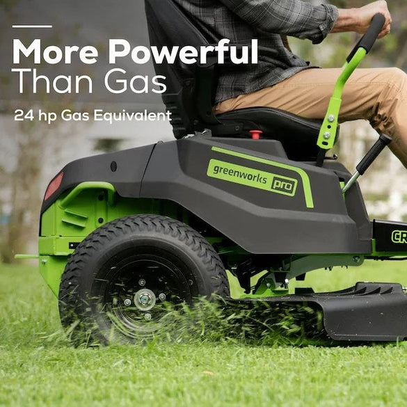 Greenworks Pro Crossover Zero Turn 42-in Lithium Ion Electric Riding Lawn Mower