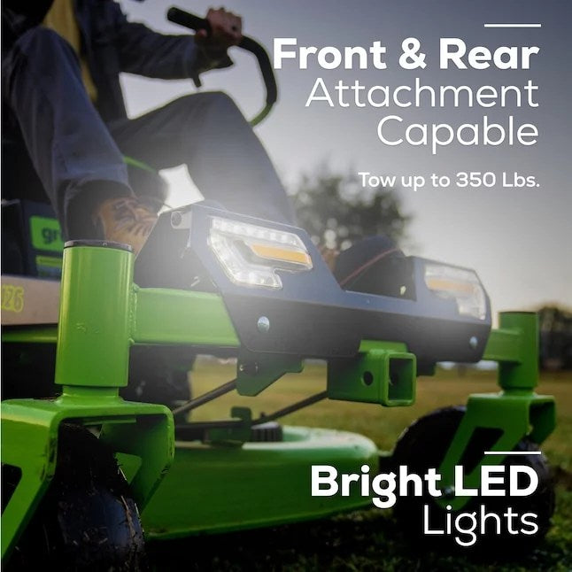 Greenworks Pro Crossover Zero Turn 42-in Lithium Ion Electric Riding Lawn Mower