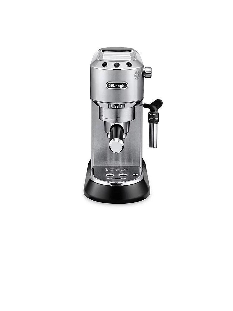 De’Longhi – DEDICA Espresso Machine with 15 bars of pressure and Milk Frother – Metal