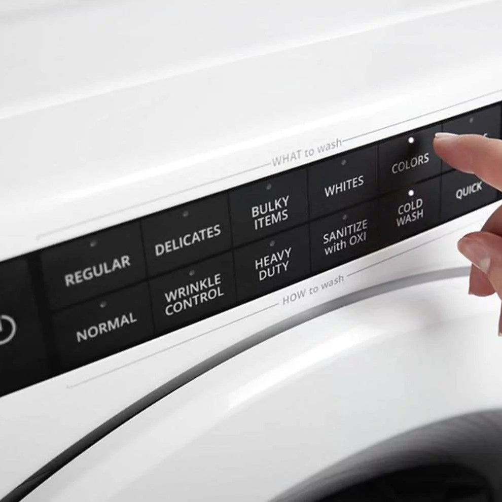 Whirlpool – 4.5 Cu. Ft. High Efficiency Stackable Front Load Washer with Steam and Load & Go XL Dispenser – White