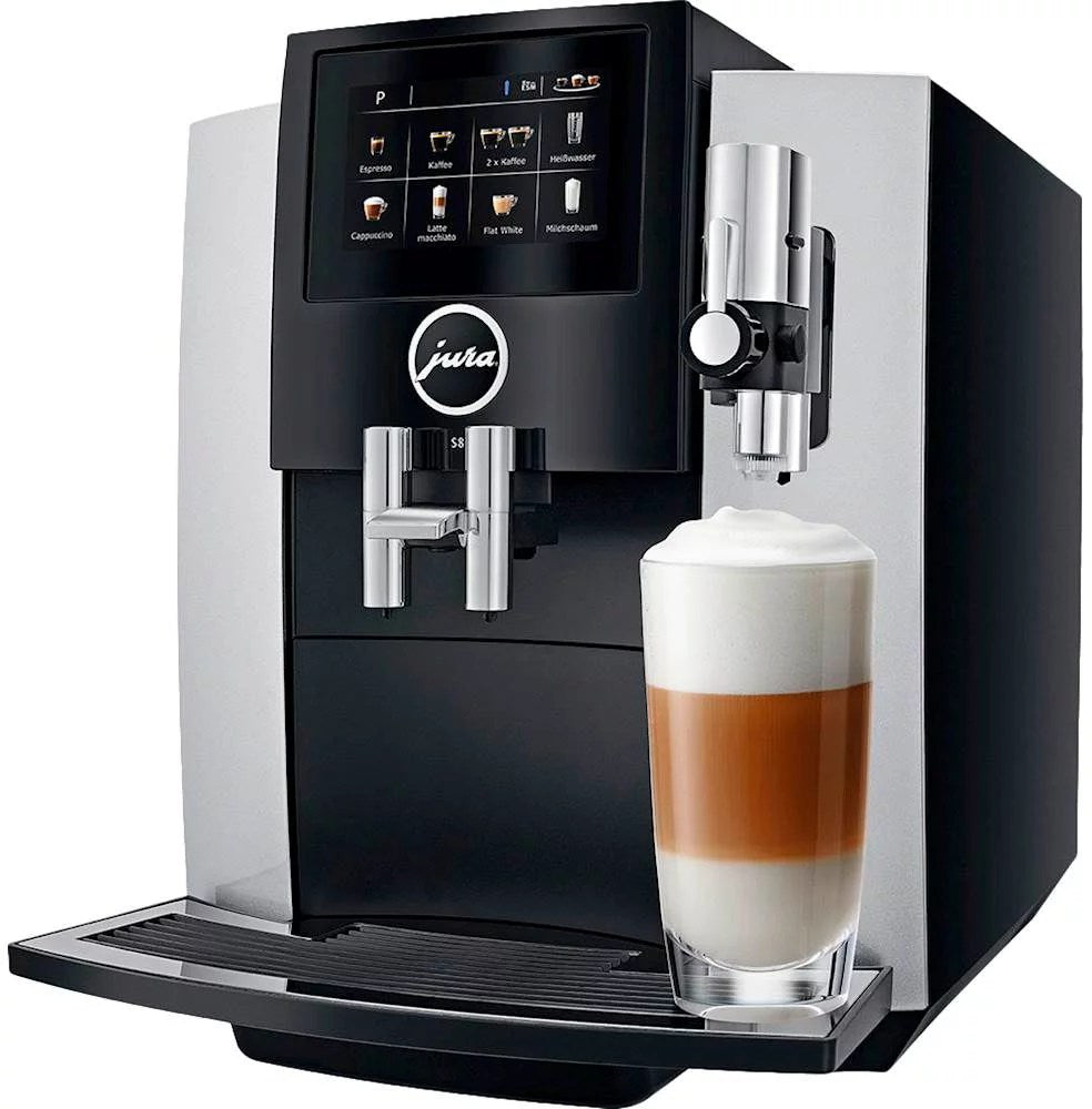 Jura S8 Espresso Machine with 15 bars of pressure and Milk Frothier