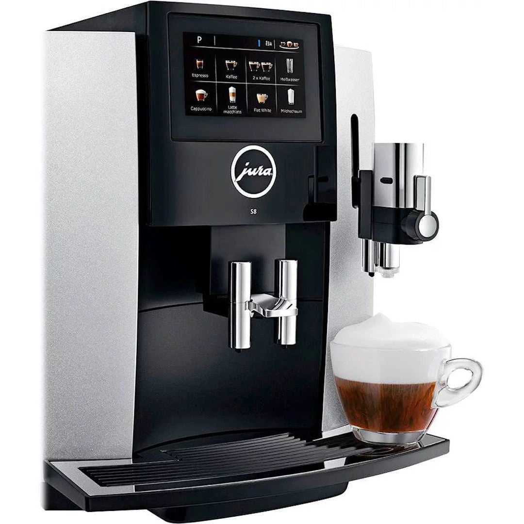 Jura S8 Espresso Machine with 15 bars of pressure and Milk Frothier