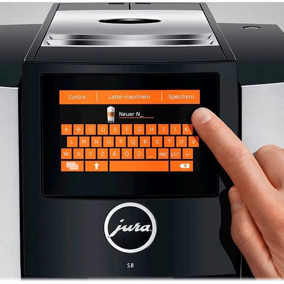 Jura S8 Espresso Machine with 15 bars of pressure and Milk Frothier