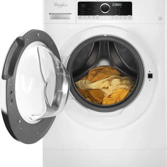 Whirlpool – 2.3 Cu. Ft. High Efficiency Stackable Front Load Washer with Detergent Dosing Aid – White