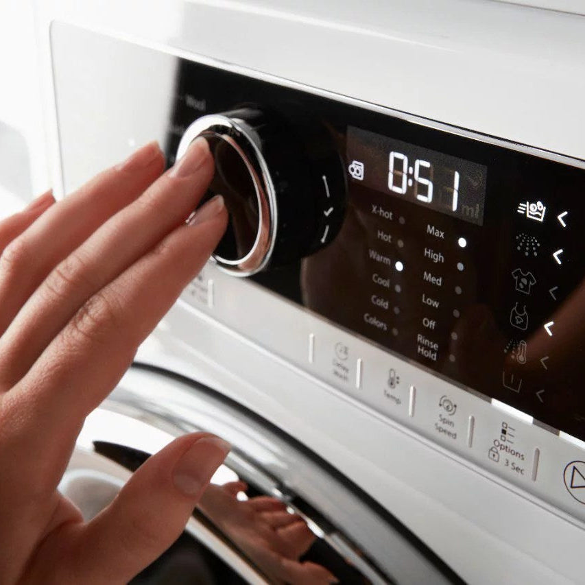 Whirlpool – 2.3 Cu. Ft. High Efficiency Stackable Front Load Washer with Detergent Dosing Aid – White