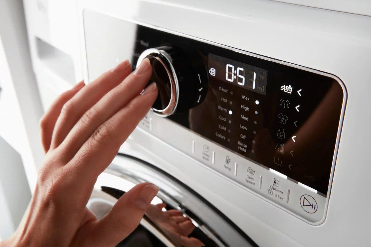 Whirlpool – 2.3 Cu. Ft. High Efficiency Stackable Front Load Washer with Detergent Dosing Aid – White