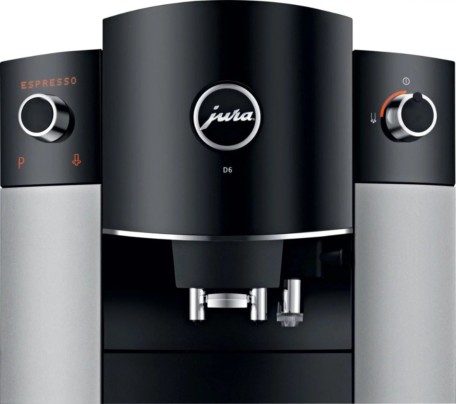 Jura D6 Automatic Coffeemaker and Espresso Machine Platinum