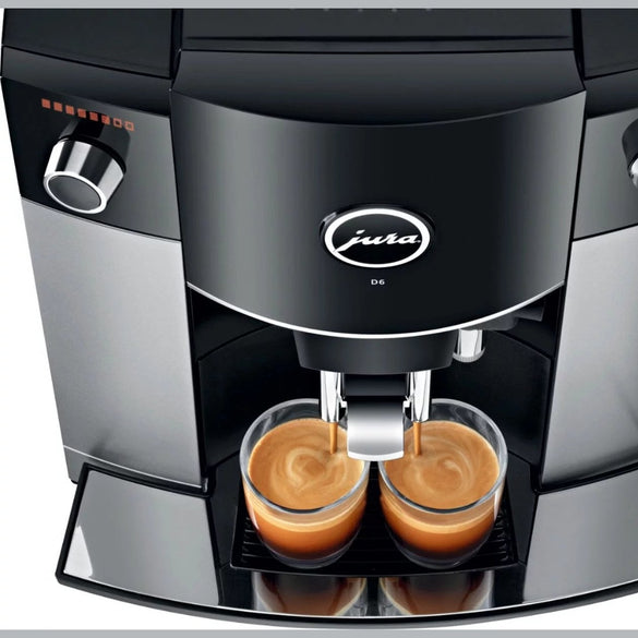 Jura D6 Automatic Coffeemaker and Espresso Machine Platinum