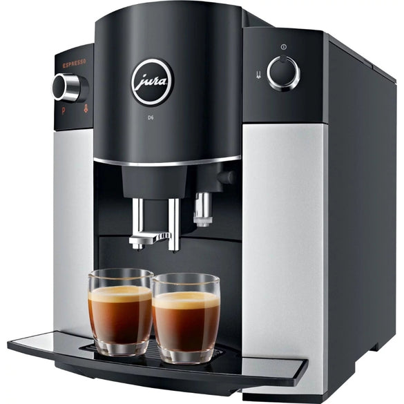 Jura D6 Automatic Coffeemaker and Espresso Machine Platinum