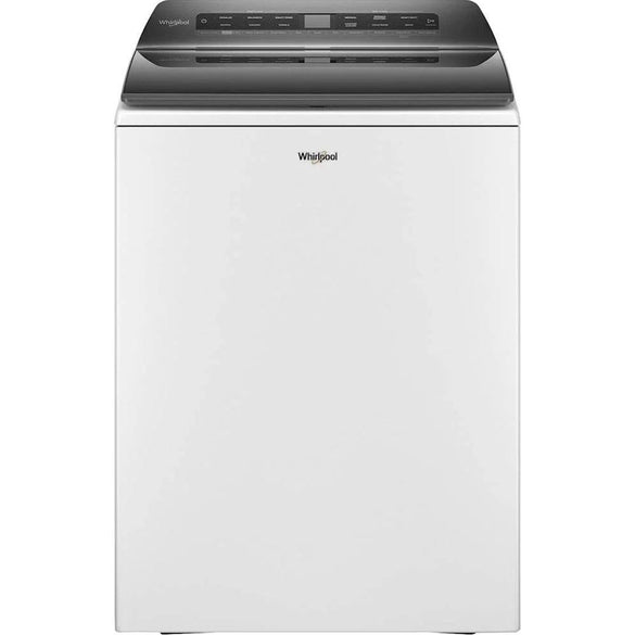 Whirlpool – 4.8 Cu. Ft. High Efficiency Smart Top Load Washer with Load & Go Dispenser – White