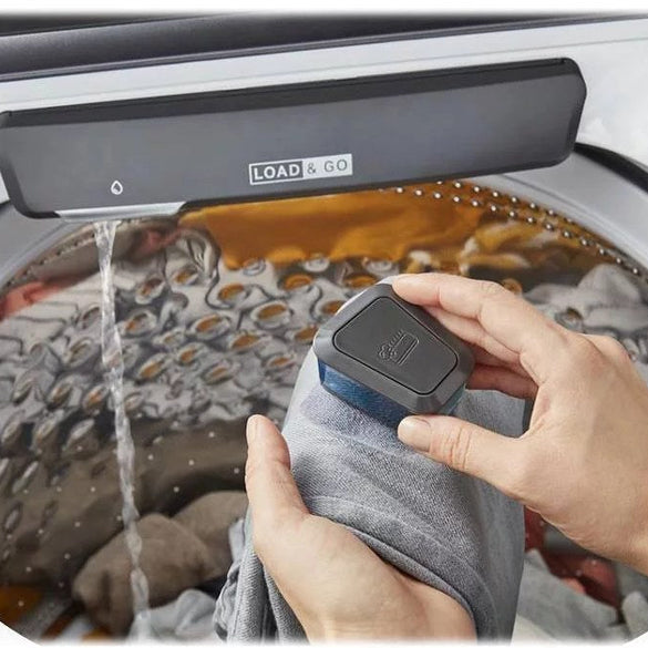 Whirlpool – 4.8 Cu. Ft. High Efficiency Smart Top Load Washer with Load & Go Dispenser – White