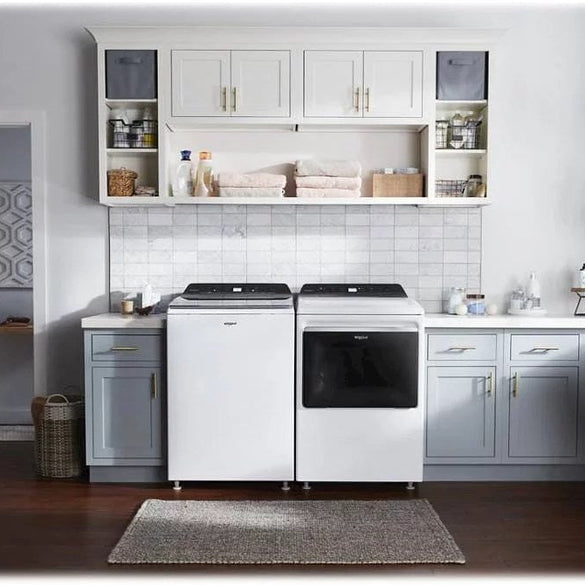 Whirlpool – 4.8 Cu. Ft. High Efficiency Smart Top Load Washer with Load & Go Dispenser – White