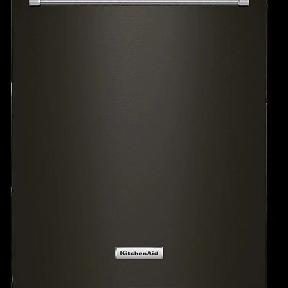 KitchenAid – Top Control Built-In Dishwasher with Stainless Steel Tub, FreeFlex Third Rack, 44dBA – Black stainless steel
