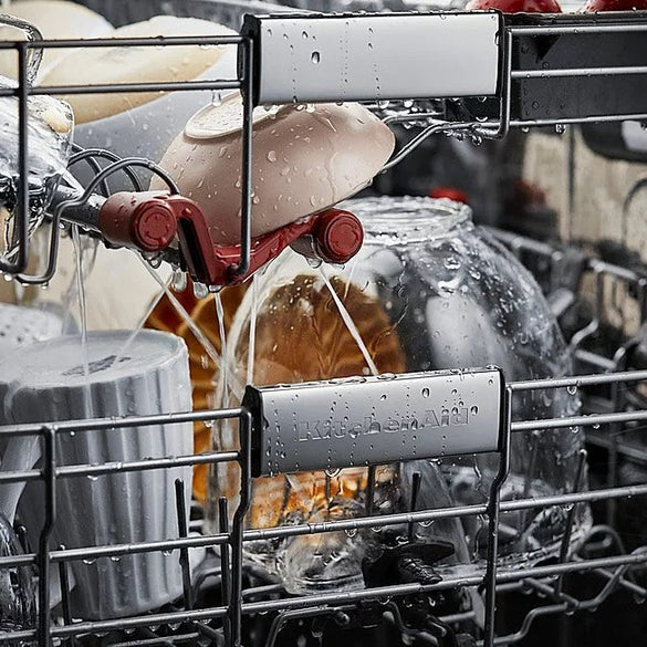 KitchenAid – Top Control Built-In Dishwasher with Stainless Steel Tub, FreeFlex Third Rack, 44dBA – Black stainless steel