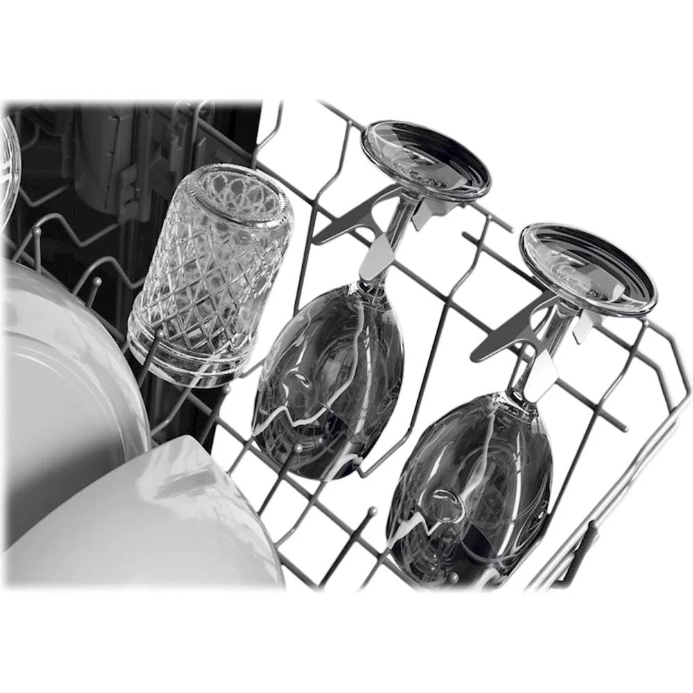 KitchenAid – Top Control Built-In Dishwasher with Stainless Steel Tub, FreeFlex Third Rack, 44dBA – Black stainless steel