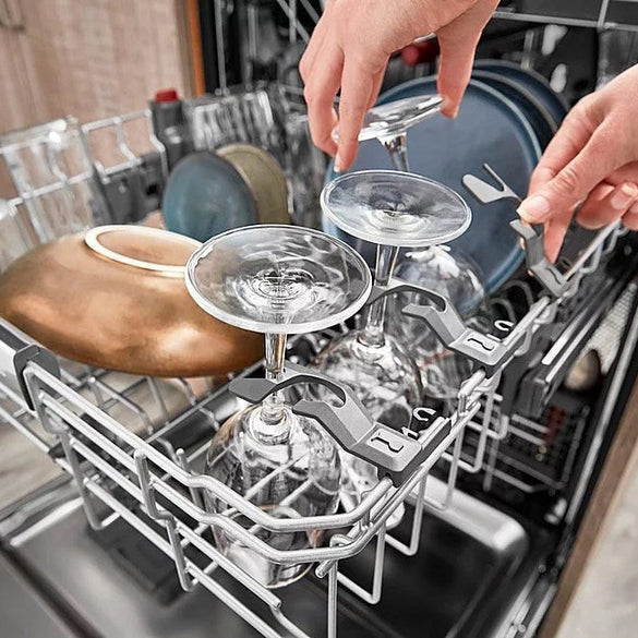 KitchenAid – Top Control Built-In Dishwasher with Stainless Steel Tub, FreeFlex Third Rack, 44dBA – Black stainless steel