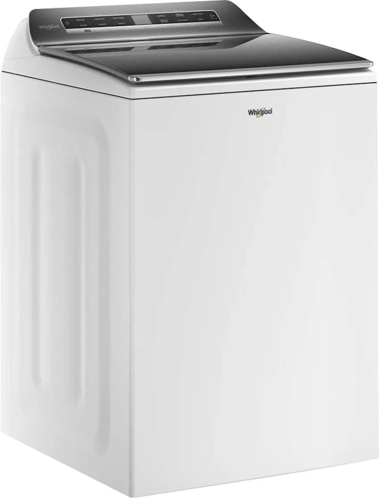 Whirlpool – 5.3 Cu. Ft. Smart Top Load Washer with Load & Go Dispenser – White