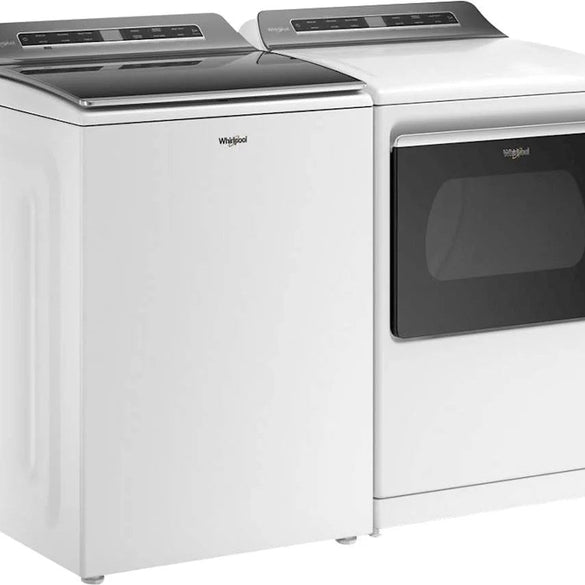 Whirlpool – 5.3 Cu. Ft. Smart Top Load Washer with Load & Go Dispenser – White