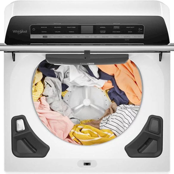 Whirlpool – 5.3 Cu. Ft. Smart Top Load Washer with Load & Go Dispenser – White