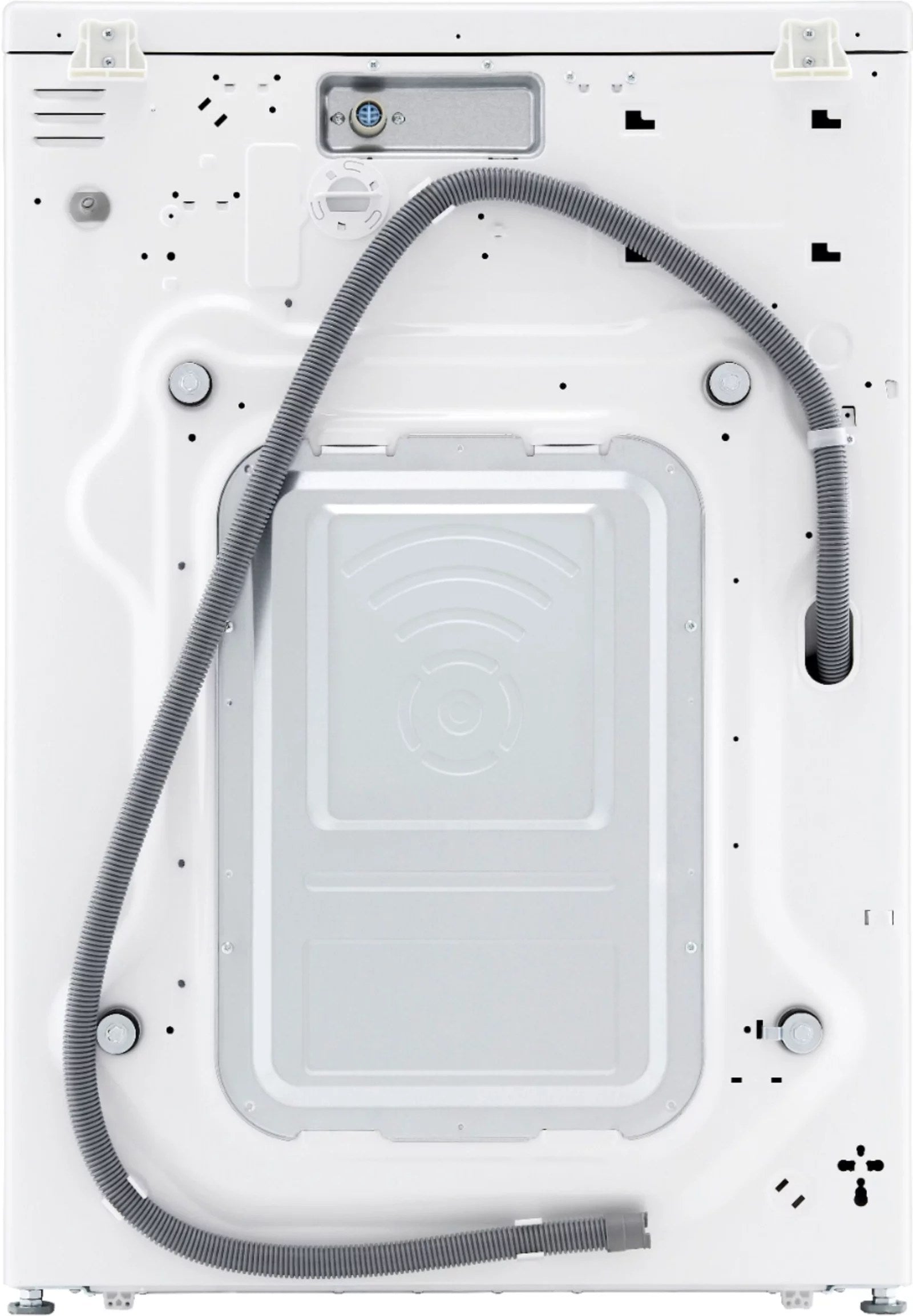 LG – 5.0 Cu. Ft. High-Efficiency Stackable Smart Front Load Washer with Steam and Built-In Intelligence – White