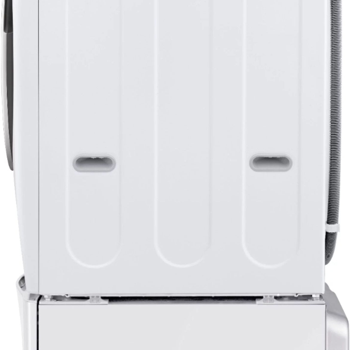 LG – 5.0 Cu. Ft. High-Efficiency Stackable Smart Front Load Washer with Steam and Built-In Intelligence – White