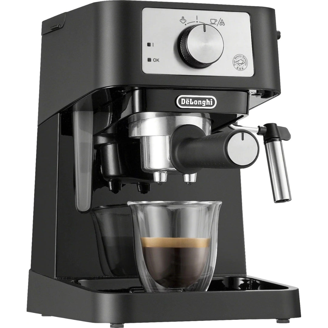 De’Longhi – Stilosa 15 Bar Pump Espresso Machine – Black and Stainless