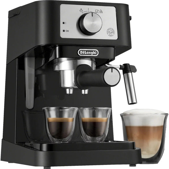 De’Longhi – Stilosa 15 Bar Pump Espresso Machine – Black and Stainless
