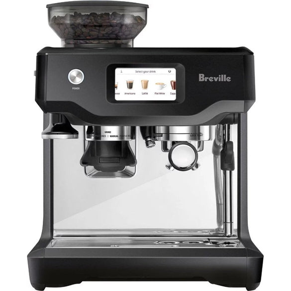 Breville – the Barista Touch Espresso Machine with 15 bars of pressure, Milk Frother and intergrated grinder – Black Truffle