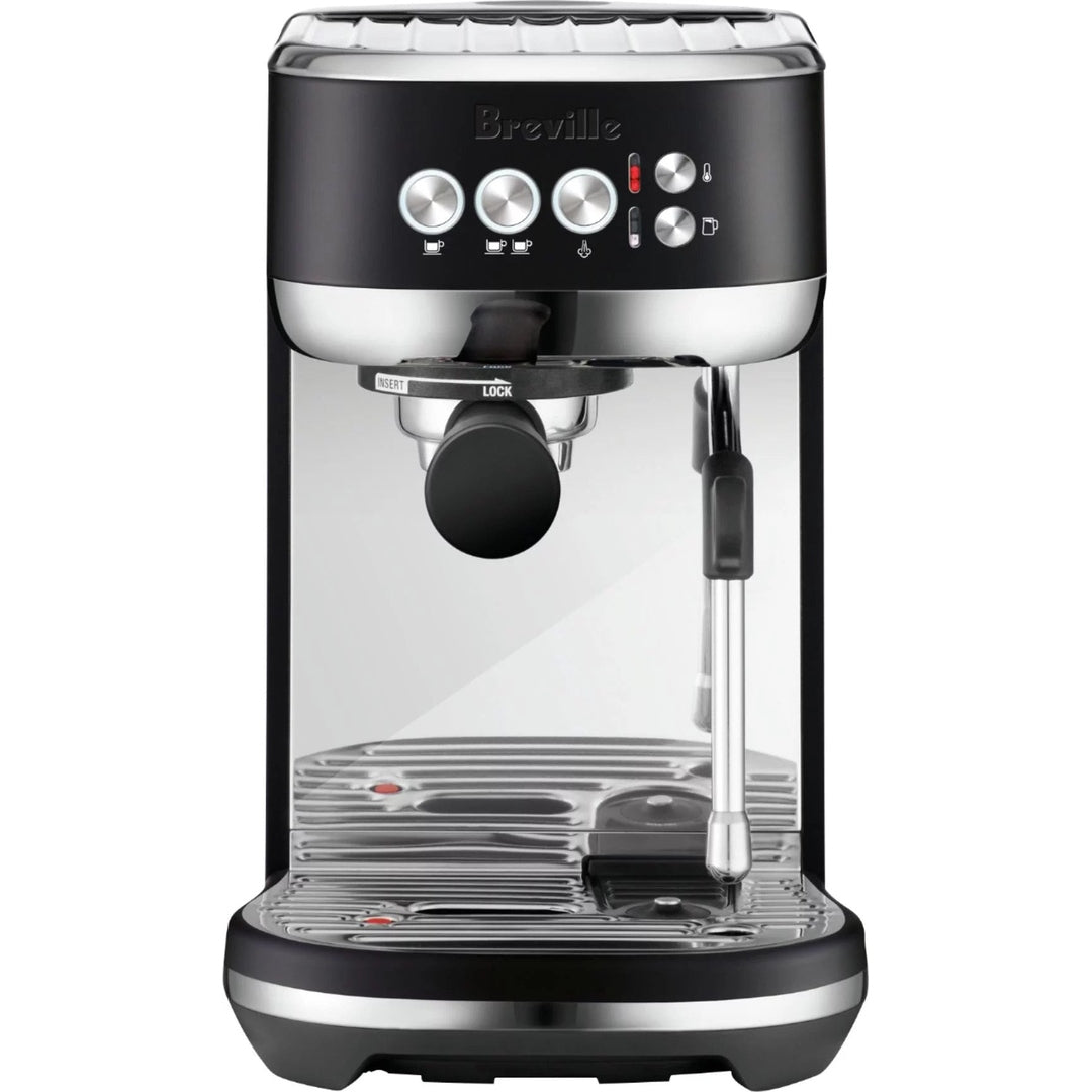 Breville The Bambino Plus Espresso Machine, Black Truffle-BES500BTR1BUS1