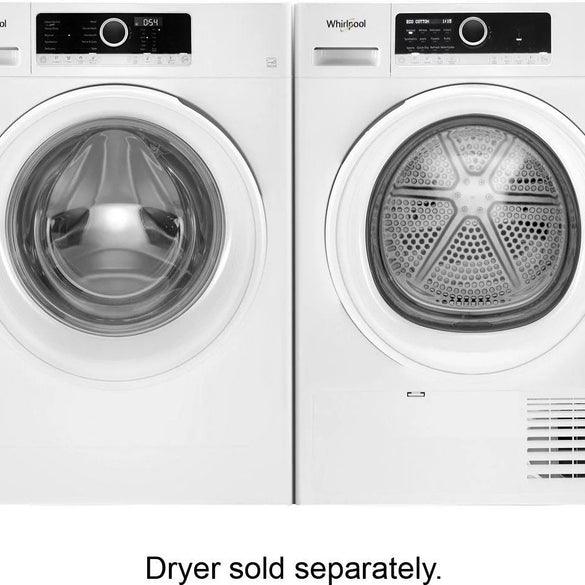 Whirlpool – 1.9 Cu. Ft. High Efficiency Stackable Front-Load Washer with Detergent Dosing Aid – White