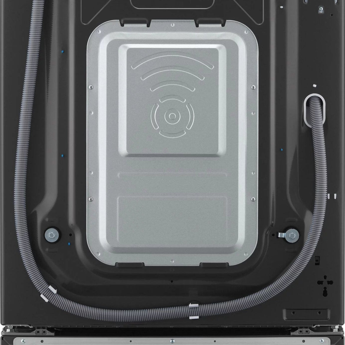 LG – SideKick 1.0 Cu. Ft. High-Efficiency Smart Top Load Pedestal Washer with 3-Motion Technology – Black steel