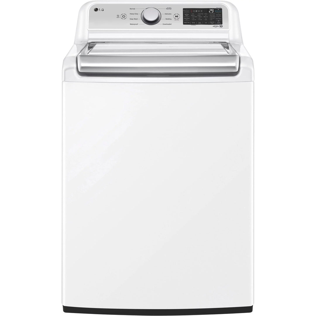 LG – 5.5 Cu. Ft. Smart Top Load Washer with TurboWash3D – White