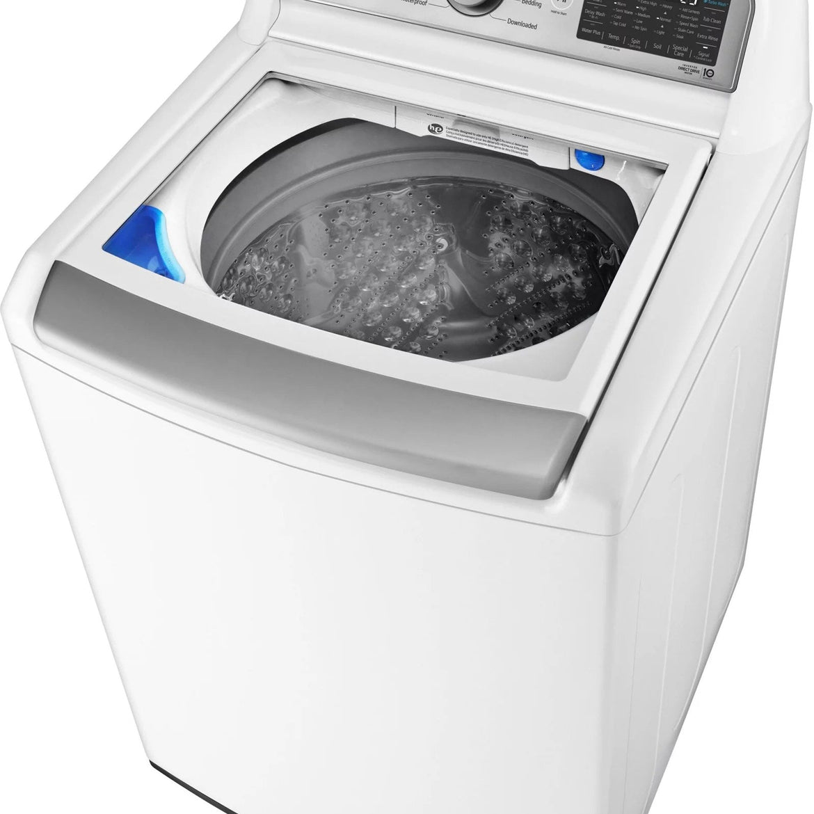 LG – 5.5 Cu. Ft. Smart Top Load Washer with TurboWash3D – White